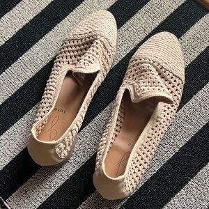JOIE- SAKS Fifth Ave-Beige Woven Loafers